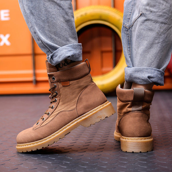 Мъжки кубинки с връзки за зимата