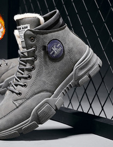 Moderne muške čizme s vezom i toplom postavom - nekoliko modela