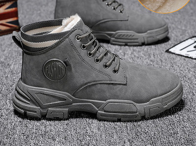 Moderne muške čizme s vezom i toplom postavom - nekoliko modela