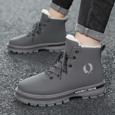 Moderne muške čizme s vezom i toplom postavom - nekoliko modela