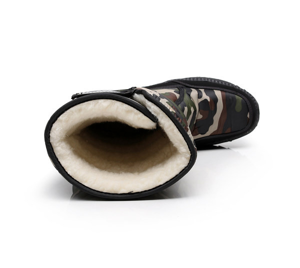 Visoke zimske čizme s toplom postavom i natpisom za muškarce