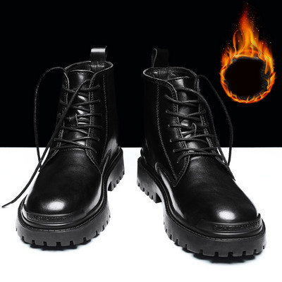 Ανδρικές μπότες με κορδόνια - δύο μοντέλα