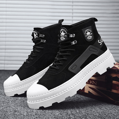 Ανδρικές μπότες με κορδόνια - δύο μοντέλα