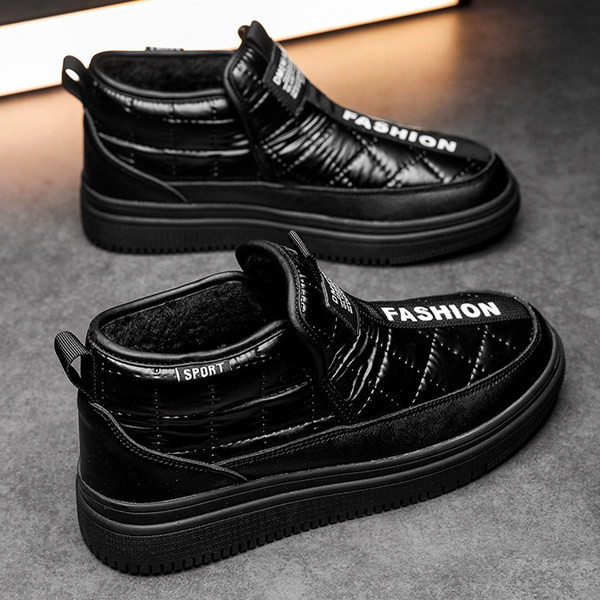 Мъжки боти заоблен модел с мека подплата