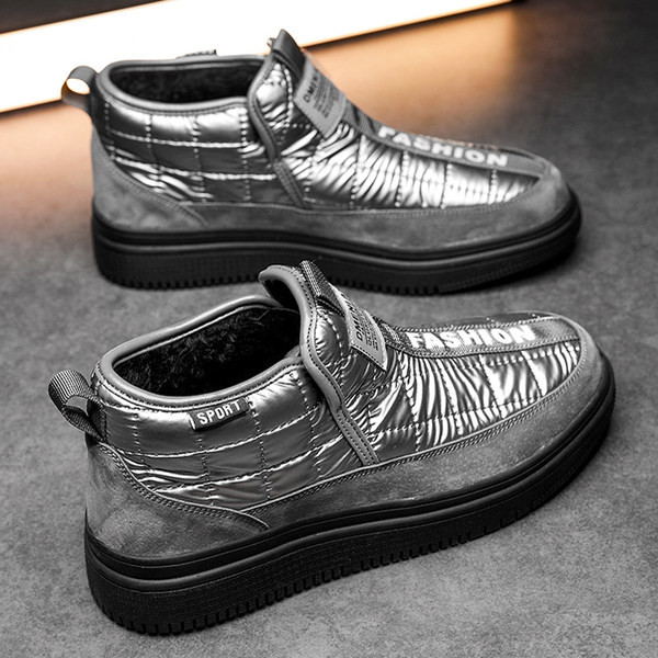 Мъжки боти заоблен модел с мека подплата