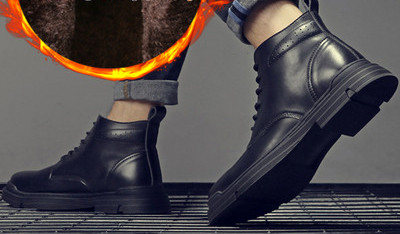 Ανδρικά μποτάκια από οικολογικό δέρμα