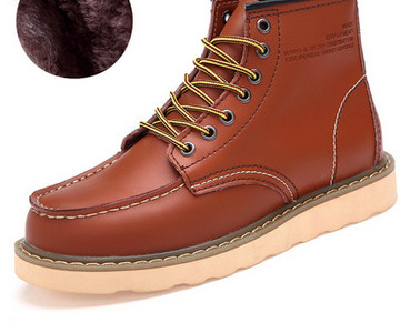 Модерни мъжки боти с връзки от еко кожа -няколко модела