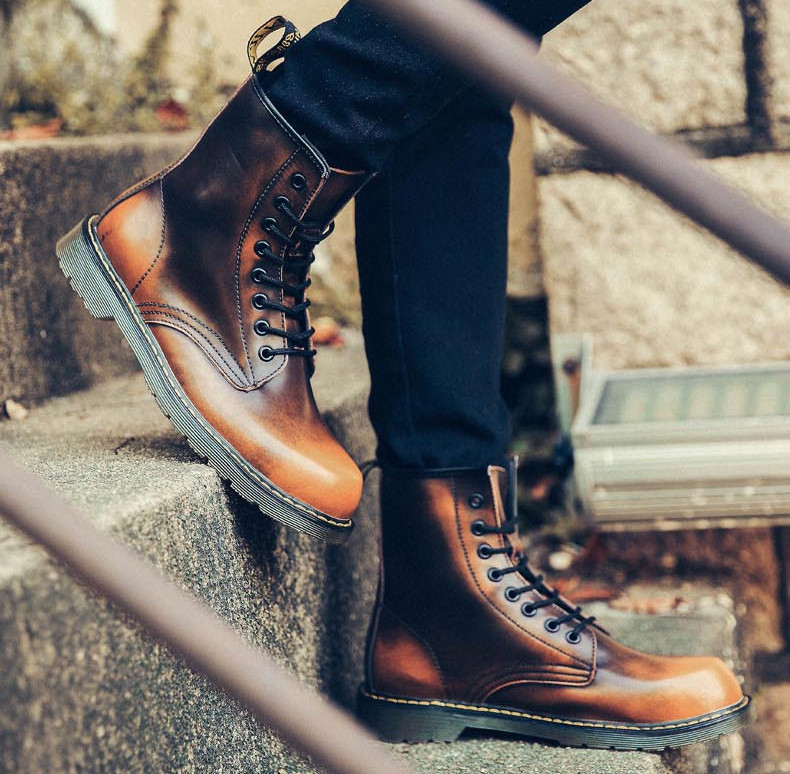 Casual μπότες από οικολογικό δέρμα - για άνδρες και γυναίκες