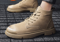 Мъжки кожени боти с връзки няколко цвята