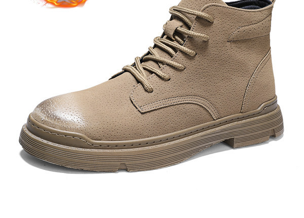 Мъжки кожени боти с връзки няколко цвята 