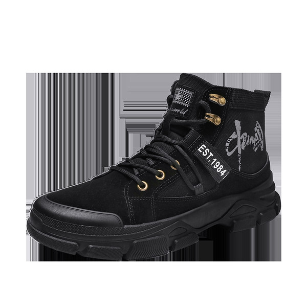 Aktuelne muške čizme od tekstila i ravnog đona