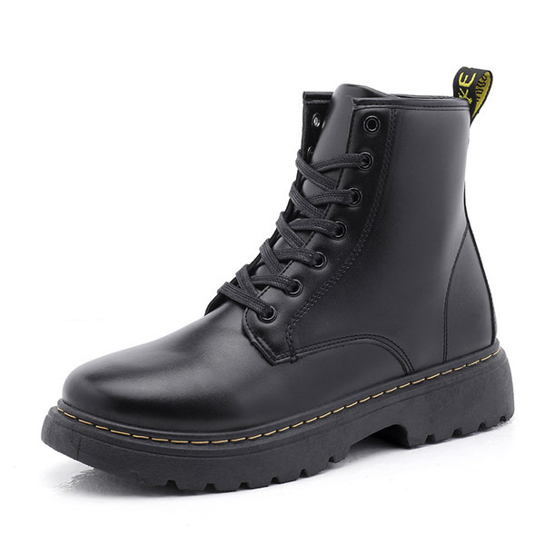 Muške čizme crne boje od eko kože