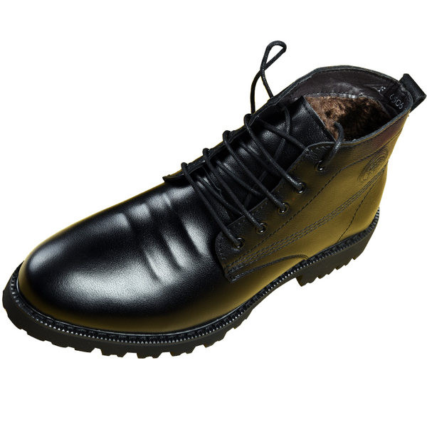 Zaobljene muške cipele s grubim potplatom i vezicama