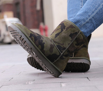 Ανδρικές μπότες casual με ίσια σόλα - μοντέλο unisex