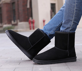 Ανδρικές μπότες casual με ίσια σόλα - μοντέλο unisex