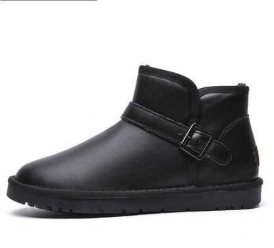 Χειμερινές μπότες με ζεστή φόδρα και αγκράφα για άντρες