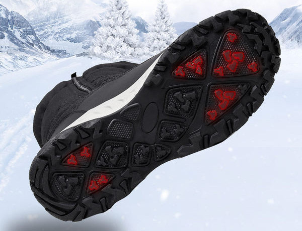 Muške čizme s patentnim zatvaračem i toplom postavom