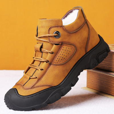 Νέο μοντέλο χειμερινά παπούτσια από οικολογικό δέρμα με μαλακή φόδρα