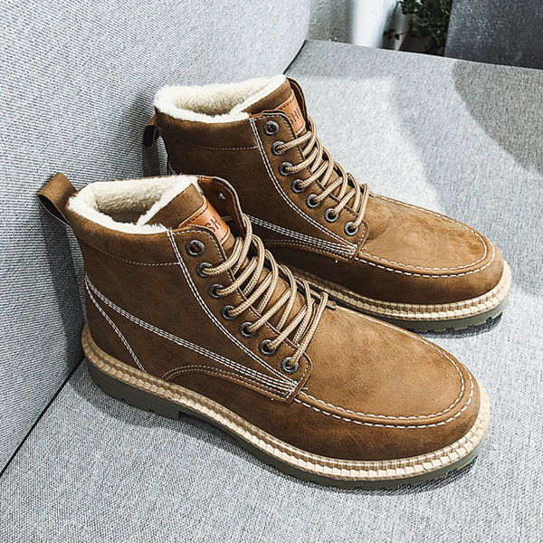 Zimske muške čizme s donjom postavom