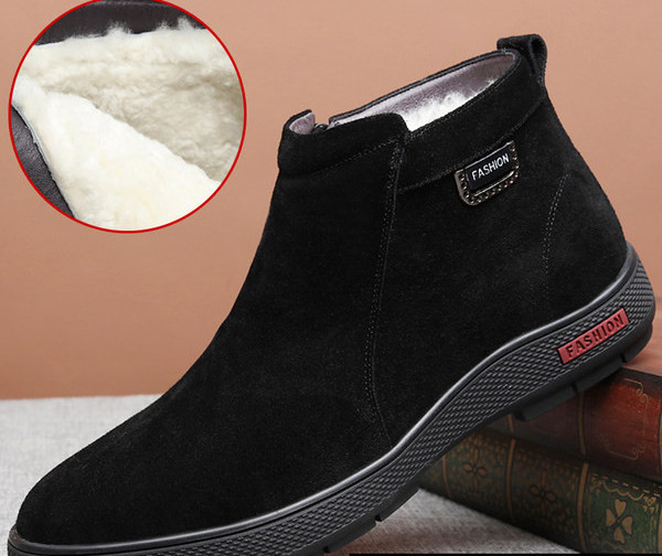 Μποτάκια από eco suede με ζεστή φόδρα