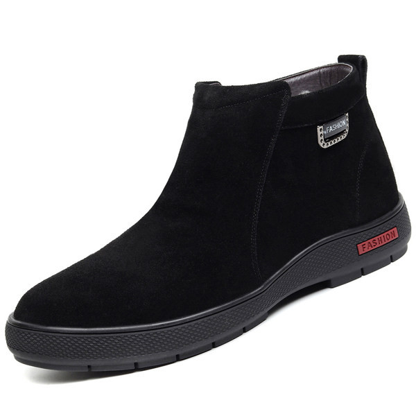 Μποτάκια από eco suede με ζεστή φόδρα