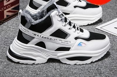 Χειμερινά ψηλά sneakers με ζεστή φόδρα για άνδρες