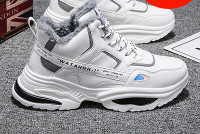Χειμερινά ψηλά sneakers με ζεστή φόδρα για άνδρες