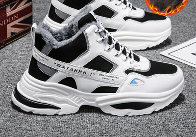 Χειμερινά ψηλά sneakers με ζεστή φόδρα για άνδρες