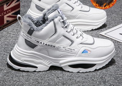 Χειμερινά ψηλά sneakers με ζεστή φόδρα για άνδρες