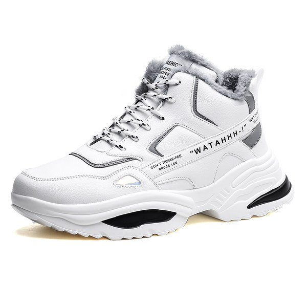 Muške zimske visoke tenisice s toplom postavom