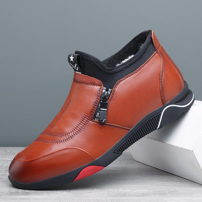 Παπούτσια φθινοπώρο-χειμερινά από οικολογικό δέρμα με φόδρα