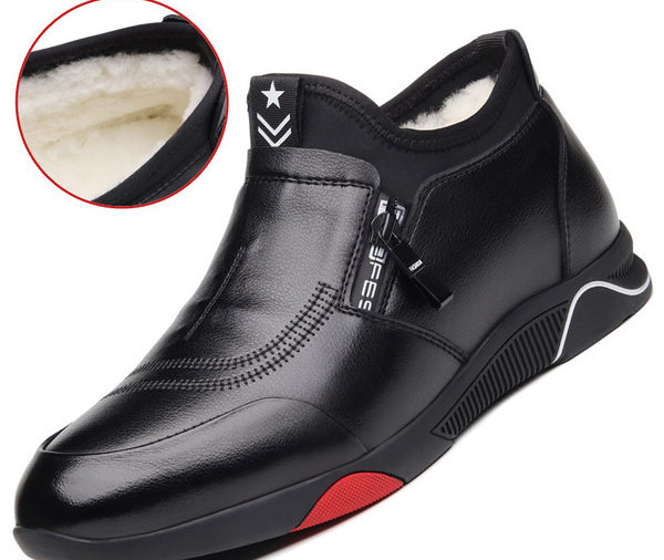 Παπούτσια φθινοπώρο-χειμερινά από οικολογικό δέρμα με φόδρα