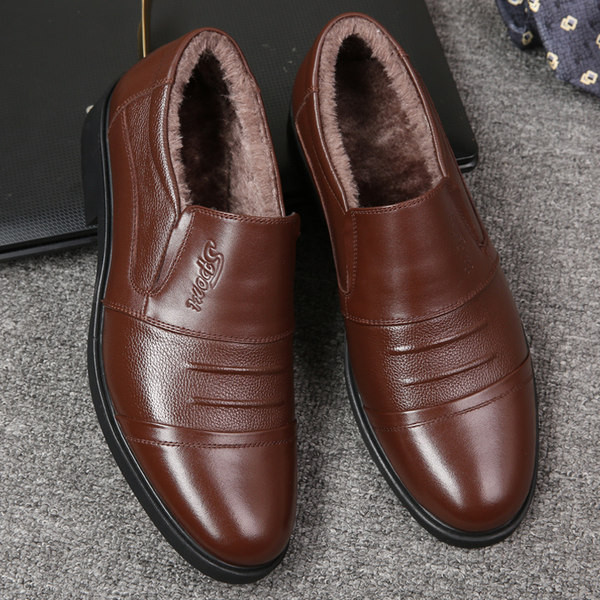 Νέο μοντέλο ανδρικά παπούτσια  με φόδρα κατάλληλα για το χειμώνα