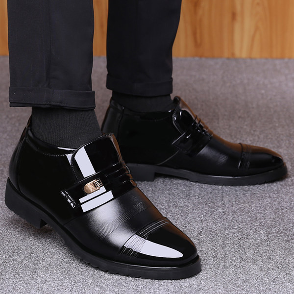 Ανδρικά έκο δερμάτινα παπούτσια με ζεστή φόδρα