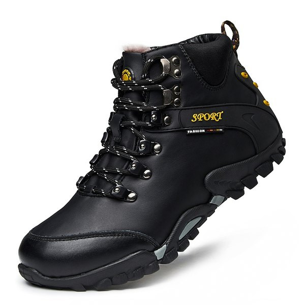 Χειμερινά ανδρικά παπούτσια από έκο δέρμα με κορδόνια