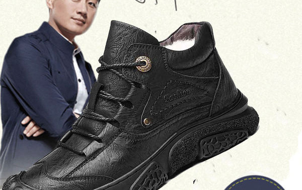 Ανδρικά έκο δερμάτινα παπούτσια με κορδόνια σε τρία χρώματα