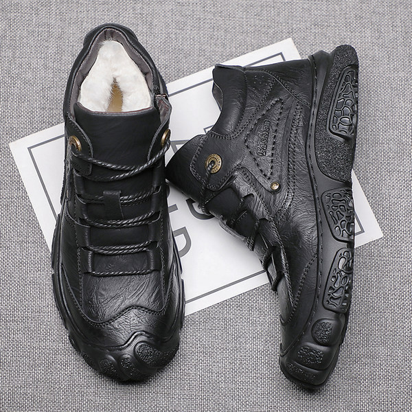 Ανδρικά έκο δερμάτινα παπούτσια με κορδόνια σε τρία χρώματα