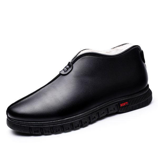 Muške zimske cipele od eko kože sa mekom postavom