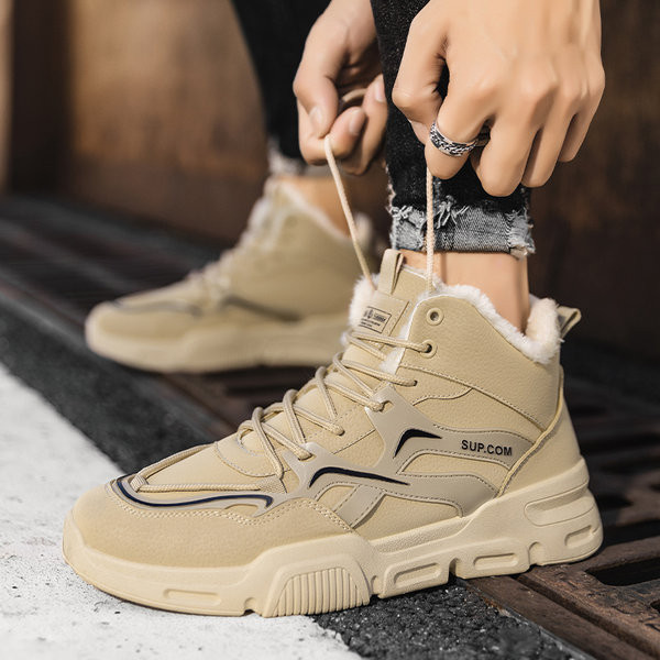 Χειμερινά ανδρικά μποτάκια με ζεστή φόδρα