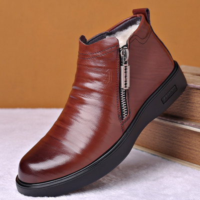 Χειμερινά παπούτσια με ζεστή φόδρα - δύο μοντέλα