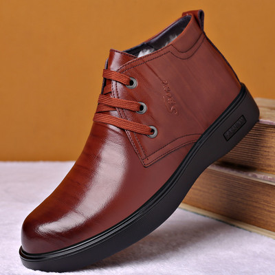 Χειμερινά παπούτσια με ζεστή φόδρα - δύο μοντέλα