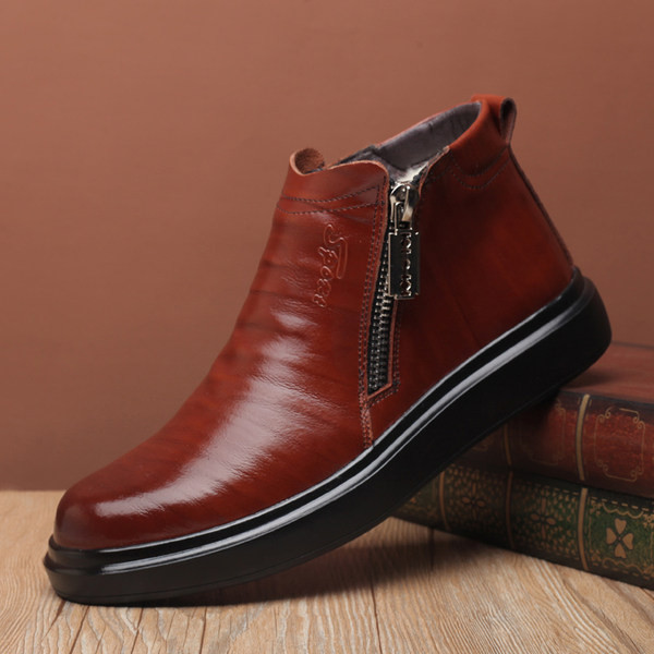 Χειμερινά παπούτσια με ζεστή φόδρα - δύο μοντέλα