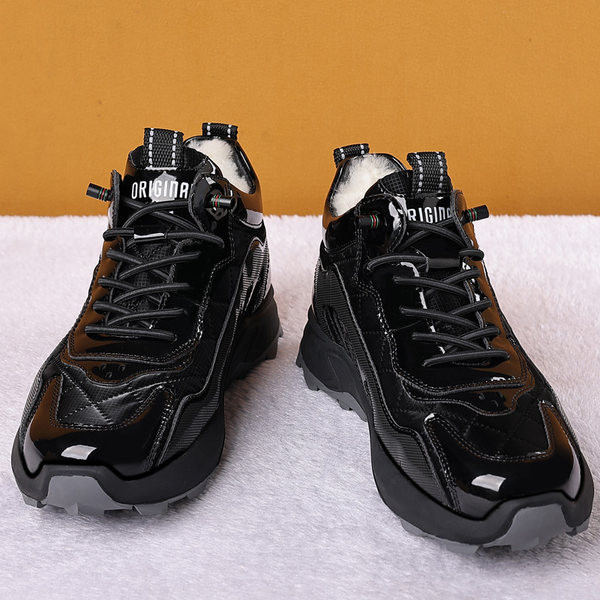 Ανδρικά  λουστρίνι παπούτσια με φόδρα