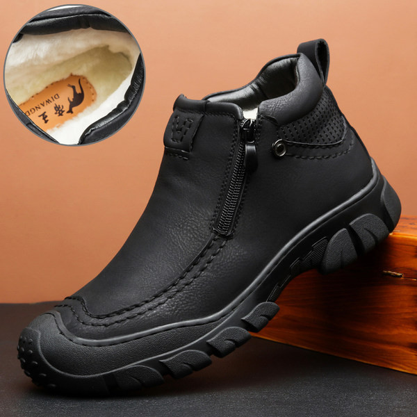Vyriški žieminiai batai kelių modelių šiltu pamušalu