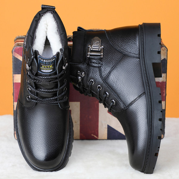 Ζεστές χειμερινές μπότες με αντιολισθητική σόλα