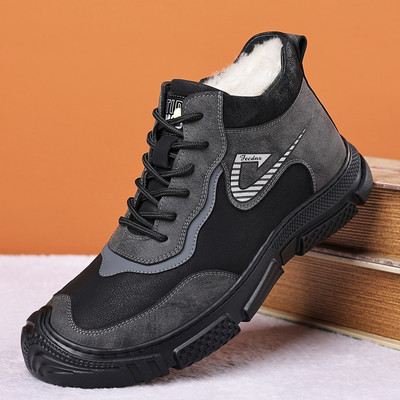 Χειμερινά ανδρικά παπούτσια με ζεστή φόδρα