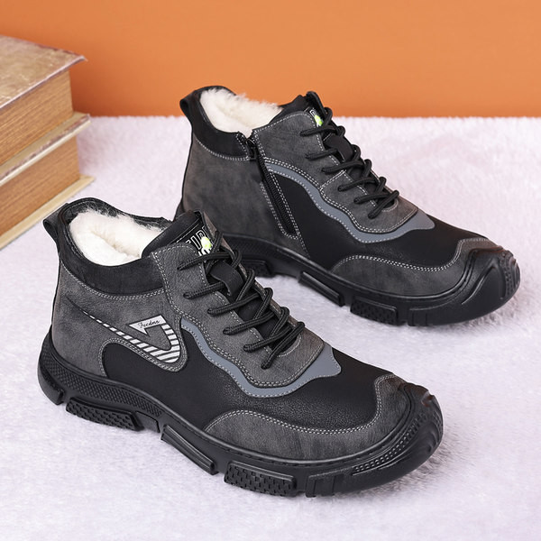 Χειμερινά ανδρικά παπούτσια με ζεστή φόδρα