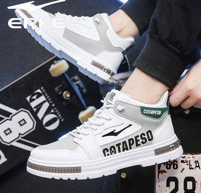 Ανδρικά χειμερινά παπούτσια από οικολογικό δέρμα σε πολλά μοντέλα