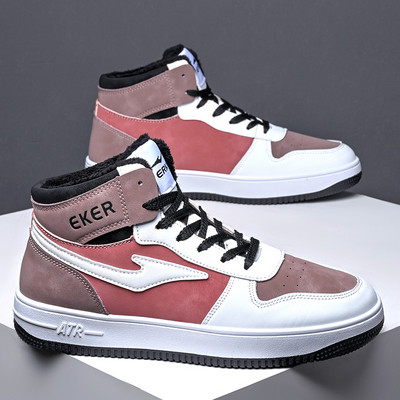 Ανδρικά χειμερινά παπούτσια από οικολογικό δέρμα σε πολλά μοντέλα