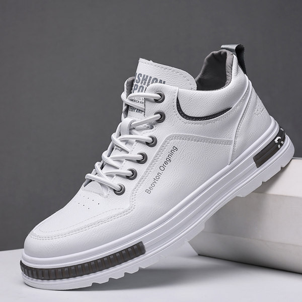 Ανδρικά χειμερινά παπούτσια από οικολογικό δέρμα σε πολλά μοντέλα